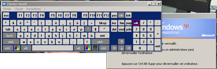 clavier virtuel